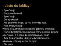 Jasiu do tablicy! haha :)