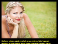 Młoda kobieta kupuje podpaski  :D
