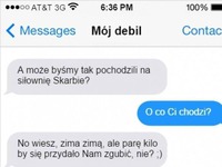 Chłopak proponuje swojej dziewczynie wspólne ćwiczenia. Okazało się, że... HAHA!