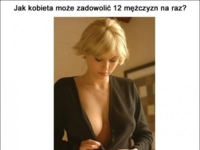 ZOBACZ w jaki sposób kobieta może zadowolić 12 mężczyzn na raz! :)