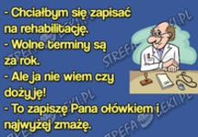 Facet chce sie zapisać na rehabilitacje! ZOBACZ co mu powiedzieli!