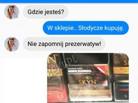 Chłopak narzeka, że PREZERWATYWY są za drogie... A jego dziewczyna an to.. LOL!