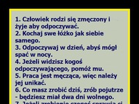 10 przykazań szczęśliwego człowieka! Stosujesz je? :D