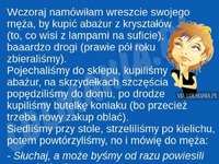 Żona postanowiła kupić żyrandol. Kiedy mąż chciał go powiesić stało się coś niesamowitego! HAHAHA!