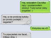 Nieśmiały chłopak chciał poderwać dziewczynę! ALE PORAŻKA!