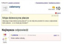 Jego DZIEWCZYNA ciągle PŁACZE, co może być powodem! Może ten koleś ma rację! :D