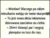 HAHA mąż zorganizował dla żony specjalną akcję promocyjną :D BEKA!