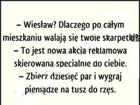 HAHA mąż zorganizował dla żony specjalną akcję promocyjną :D BEKA!