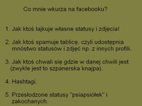 A co Ciebie wkurza na facebooku