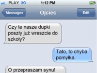 Ojciec pomylił numery i wysłał sms do swoich dzieci! ZOBACZ jak to się skończyło :D