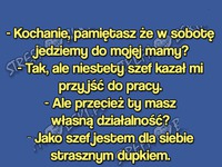 Mąż próbuje się wykręcić z wyjazdu. HAHA ale wymyslił ŚCIEMĘ!