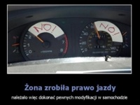 Jego żona zrobiła prawo jazdy, zobacz jakie zmiany zrobił w samochodzie, żeby mogła jeździć ;D