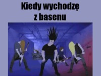 Wychodzę z basenu...