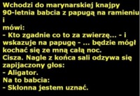 Babcia z papuga dobre :D