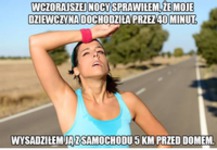 Wczoraj w nocy sprawiłem