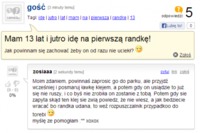 Mam 13 lat i jutro idę na pierwsza randkę! Sprawdź co jej doradzili na forum!