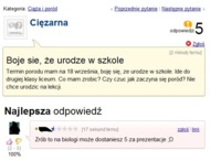 Boi się że urodzi w SZKOLE! Zobacz co jej doradzili na forum! :D