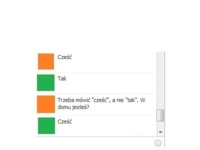 Trzeba mówić "cześć", a nie "tak"... ;D