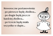 Noworoczne postanowienia!