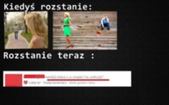 Rozstanie kiedyś VS rozstanie teraz... Smutna prawda! :)