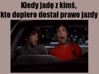 Dopiero co dostał prawo jazdy