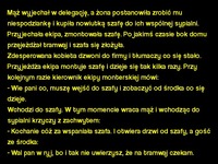 Kawał dnia: Mąż wyjechał w delegację, a żona postanowiła zrobić mu "niespodziankę"...