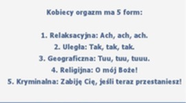 Kobiecy orgazm! 5 form :D