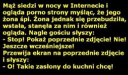 Dał się przyłapać! Ale go załatwiła :P