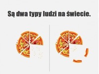 UWAGA szybki quiz :D 2 typy ludzi na świecie! DO którego się zaliczasz? PS Jak można nie jeść brzegów od pizzy? :O