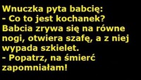 Wnuczka pyta babcię