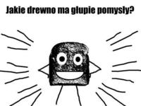 Drewno z głupimi pomysłami