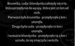 Brunetka, ruda i blondynka założyła się o to która przepłynie do wyspy :D