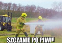 Szczanie po piwie