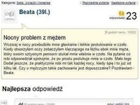 Problem z mężem. Podczas gdy ona śpi, od od paru lat regularnie... sam zobacz MASAKRA!