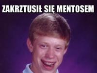 Mentos z colą