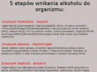 5 etapów wnikania alkoholu do organizmu. Mądry, przystojny, bogaty i... :D