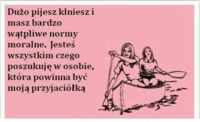 Nadajesz się na moją przyjaciółkę...
