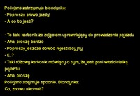 Policjant zatrzymuje blondynkę! ZOBACZ jak o się skonczyło! :D