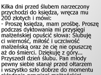 Facet płaci księdzu, żeby ominął przysięgę małżeńską. Coś nie wyszło HAHAH!