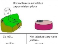 Rozsiadłem się na fotelu :D