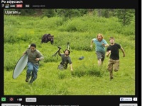 Oni uciekaja od niedźwiedzia :)