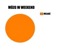 Jak wygląda mózg w weekend :D