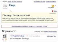 Kinga nie wie DLACZEGO jej KOLEGA tak się ZACHOWAŁ! To straszne! :D