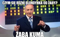 Czym się różni blondynka od żaby? :D