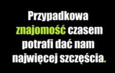 Przypadkowa znajomość