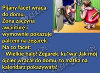 Żona robi facetowi awanturę! ZOBACZ co na to pijany!