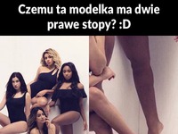 AFERA w internecie! Grafik mocno przesadził z nogą tej modelki! SZOK!