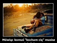 mowiac kocham cie