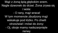 Mąż z żona spią głębokim snem! ZOBACZ co było dalej! DOBRE :D