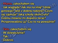 Kiedy masz nową dziewczynę i mówisz o tym rodzicom.. LOL!